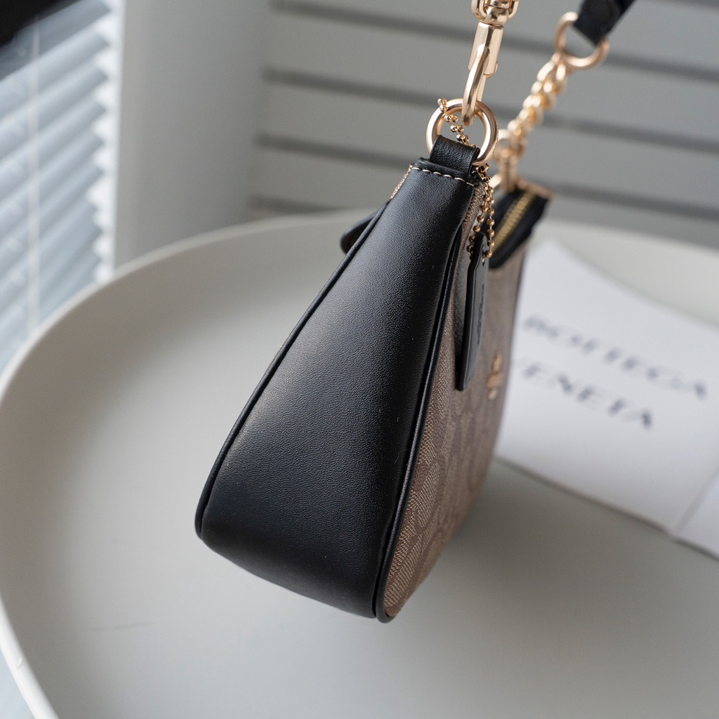 Túi xách nữ Coach chính hãng Túi đeo sát nách Terry Ms25 dài vừa Túi Messenger CA548