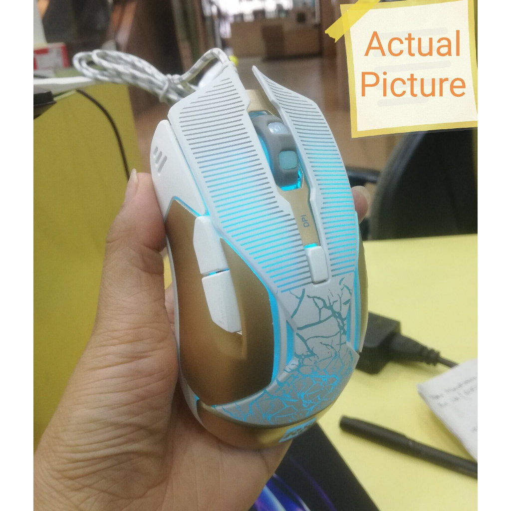 Chuột Gaming Có Dây R8 1651 - Chuột Chơi Game Có Đèn Led RGB 7 Màu- Chính Hãng