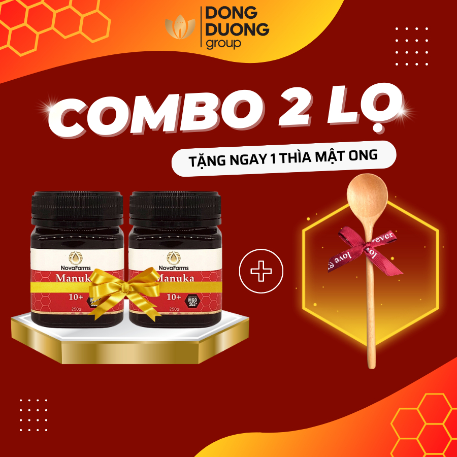 Combo 2 Lọ Mật Ong Manuka NPA/UMF 5+ MGO 83+ 500g, Tăng Cường Hệ Miễn Dịch, Góp Phần Làm Giảm Mỡ Máu