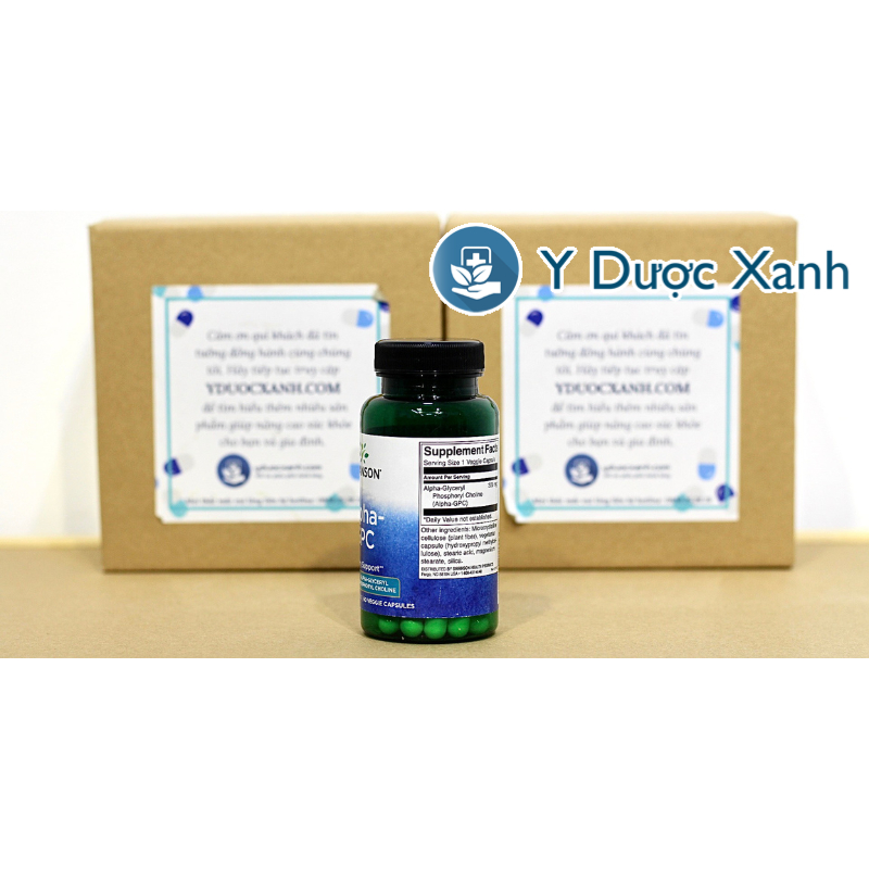 SWANSON ALPHA-GPC, 60 viên, Hỗ trợ trí nhớ cho người lớn