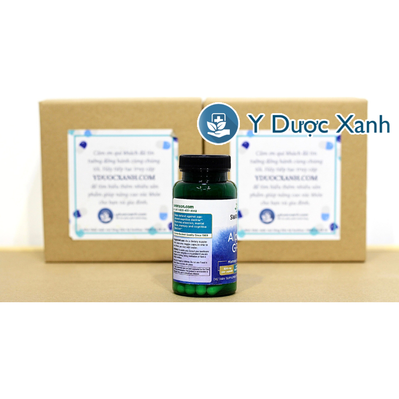 SWANSON ALPHA-GPC, 60 viên, Hỗ trợ trí nhớ cho người lớn