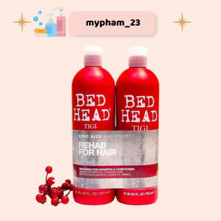 Cặp gội xả tigi bed head 750ml _mypham23