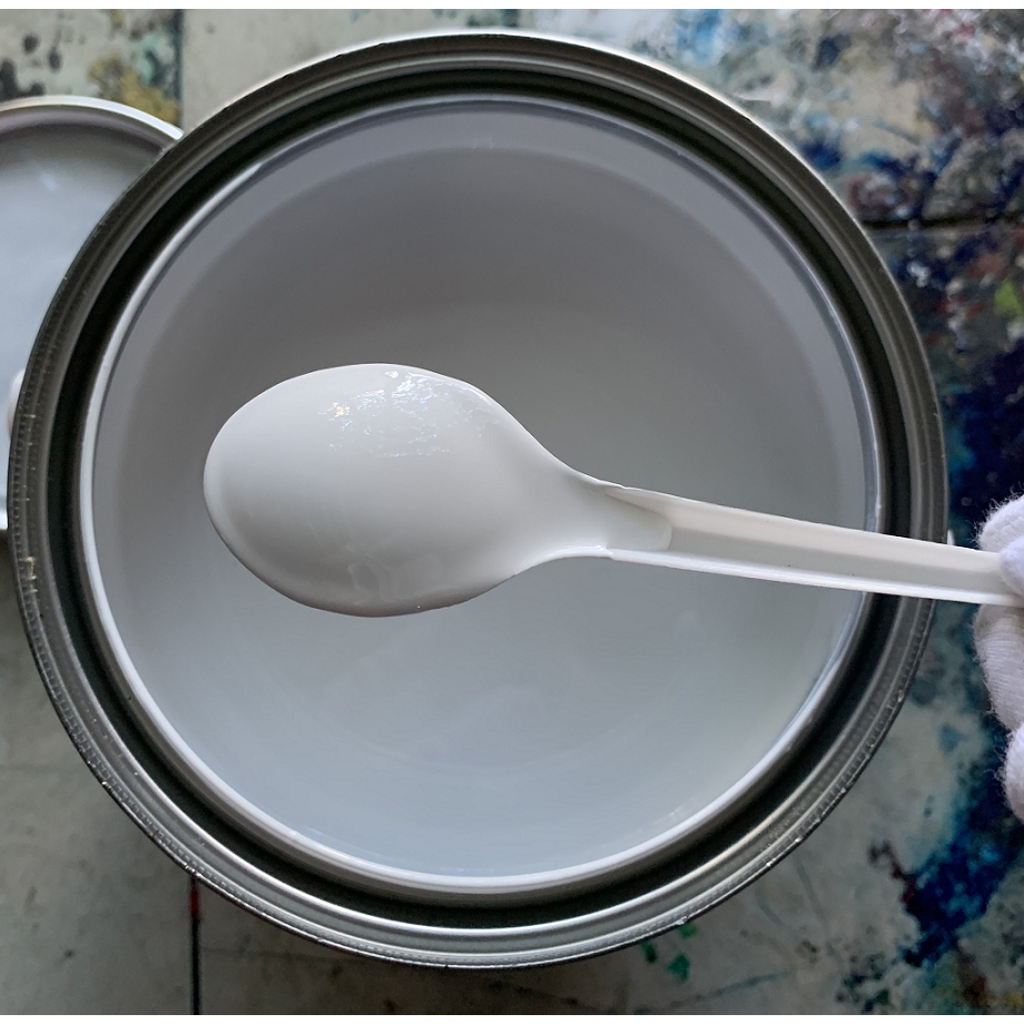 Sơn trắng 2K oto tự bóng đẹp đóng lon 1kg DungPaint