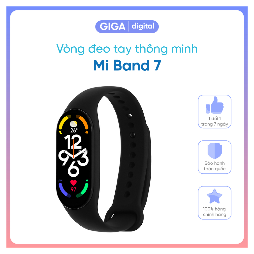 Vòng đeo tay thông minh Xiaomi Mi Band 7 BH 12 tháng