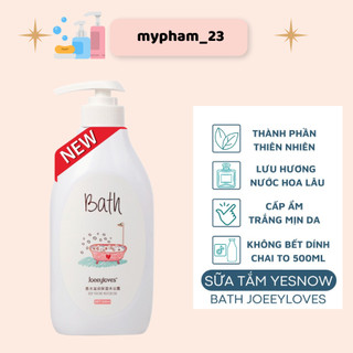Sữa tắm nước hoa bath - yesnow- 500ml _mypham23