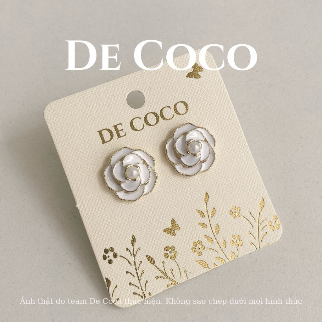 Khuyên tai nữ De Coco Elly hình bông hoa
