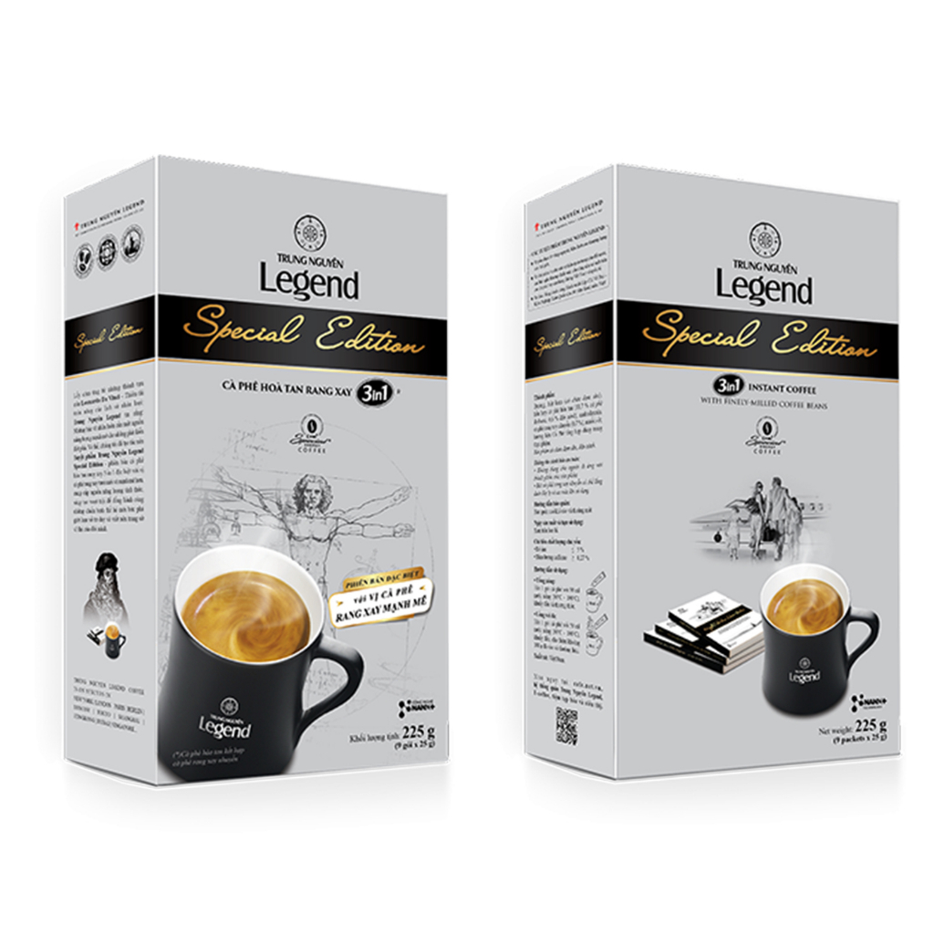 Cà phê hòa tan Legend Special Edition - Trung Nguyên Legend - Hộp 9 gói