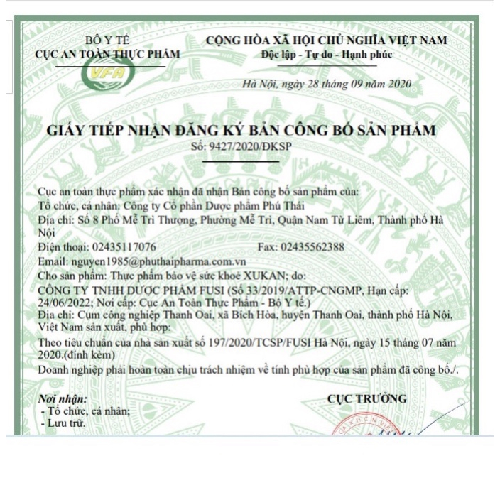 Bộ XUCAN - Tăng Cường Miễn Dịch, hỗ trợ đào thải HPV Sùi Mào Gà