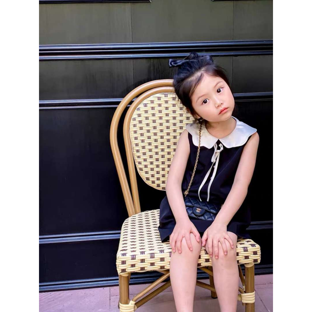 Váy cho bé gái , váy sát nách bé gái thiết kế dáng chữ A cho bé từ 9 đến 30kg Anniebaby phong cách Hàn Quốc VA23002