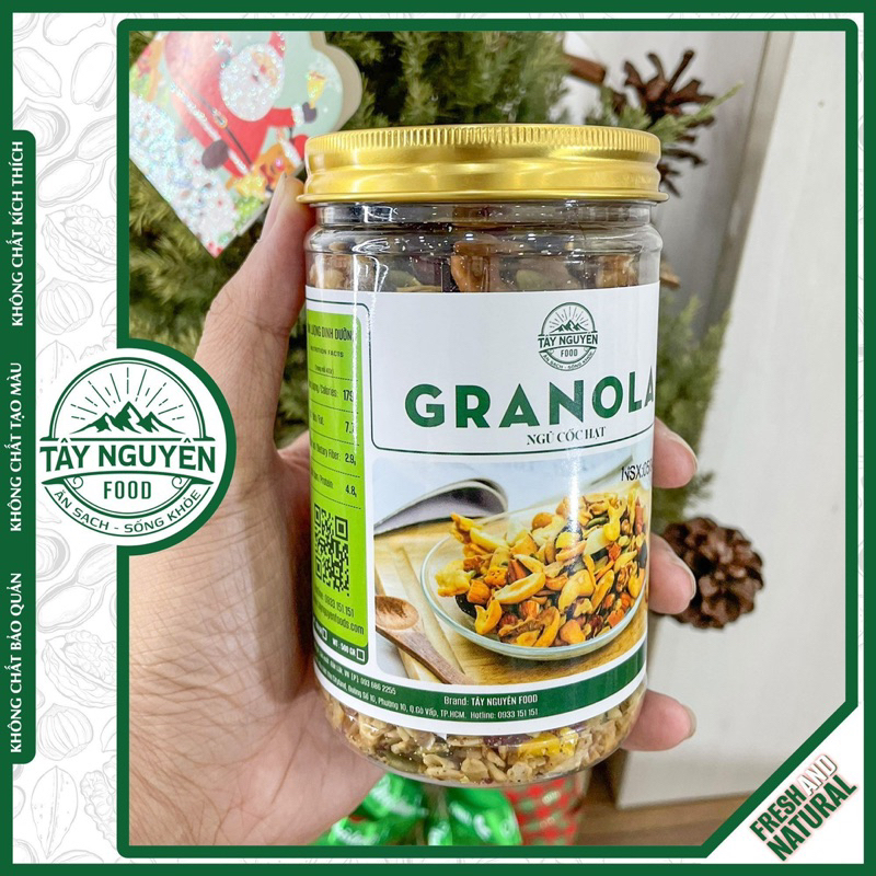 Ngũ cốc Granola siêu hạt sấy mật ong Tây Nguyên Food - Việt Nam
