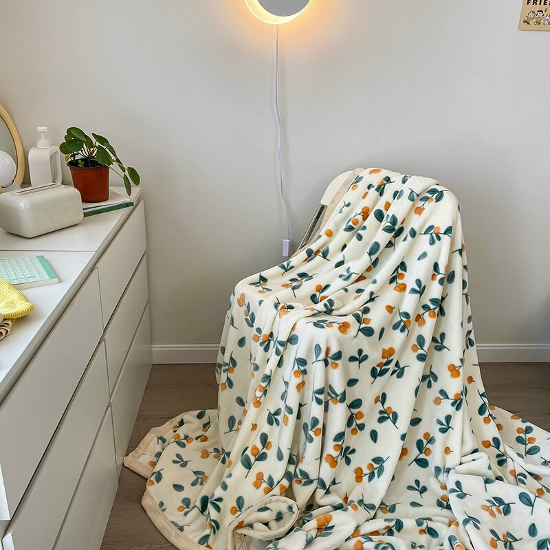 Chăn tuyết nhung sữa mỏng đắp điều hòa, mền nỉ siêu mịn kích thước 2mx2m3 Nice Houce
