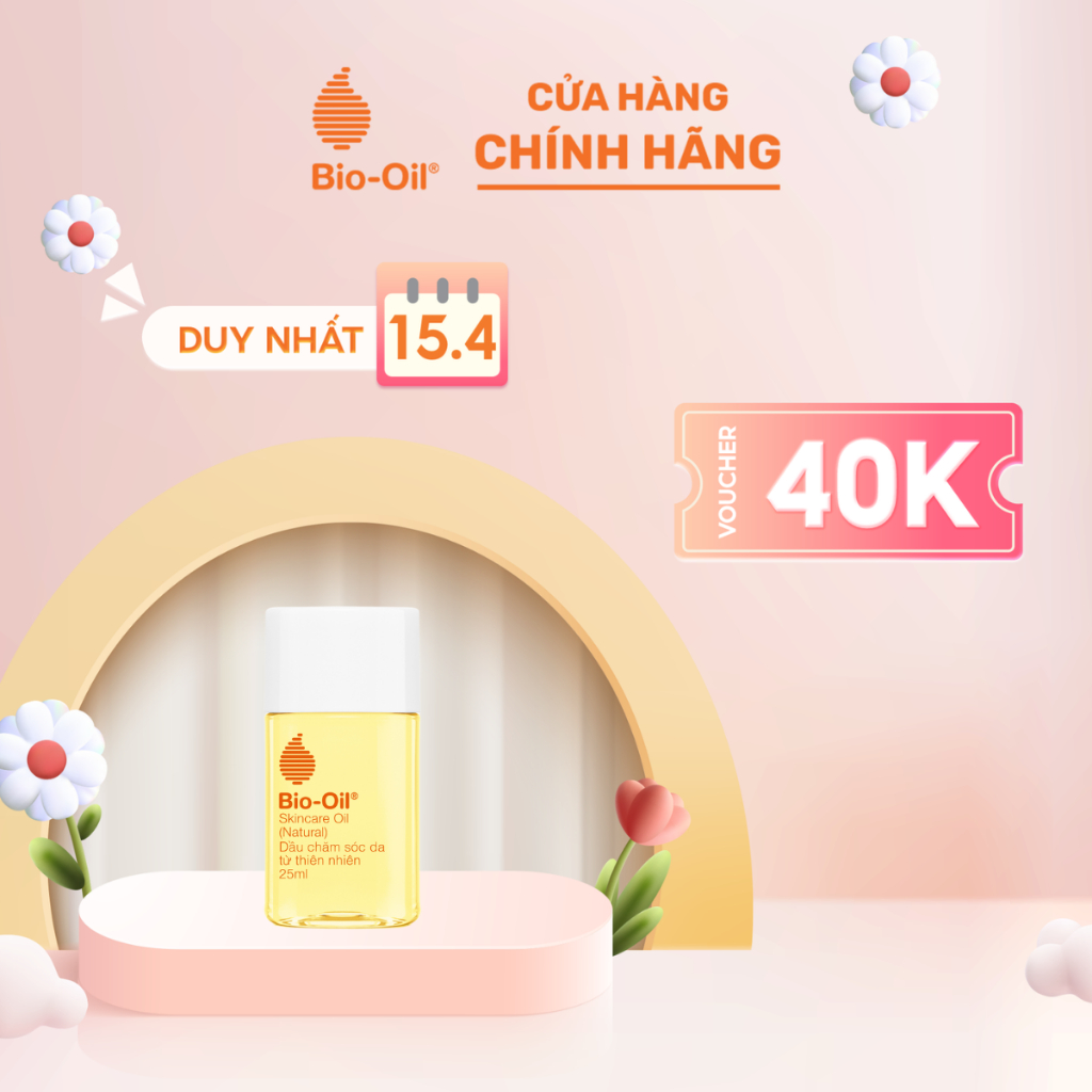 [CHÍNH HÃNG] - BIO-OIL SKINCARE NATURAL OIL 25ML (Chai/25ml) - Dầu Chăm Sóc Da Từ Thiên Nhiên Giảm Rạn Da, Mờ Sẹo