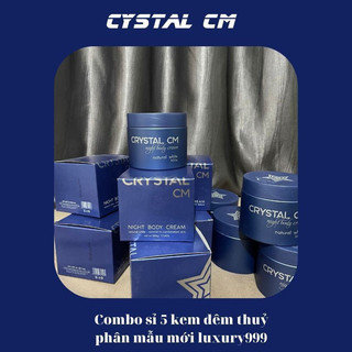 Combo 5 kem ủ thủy phân trắng da cystal cm chu hằng