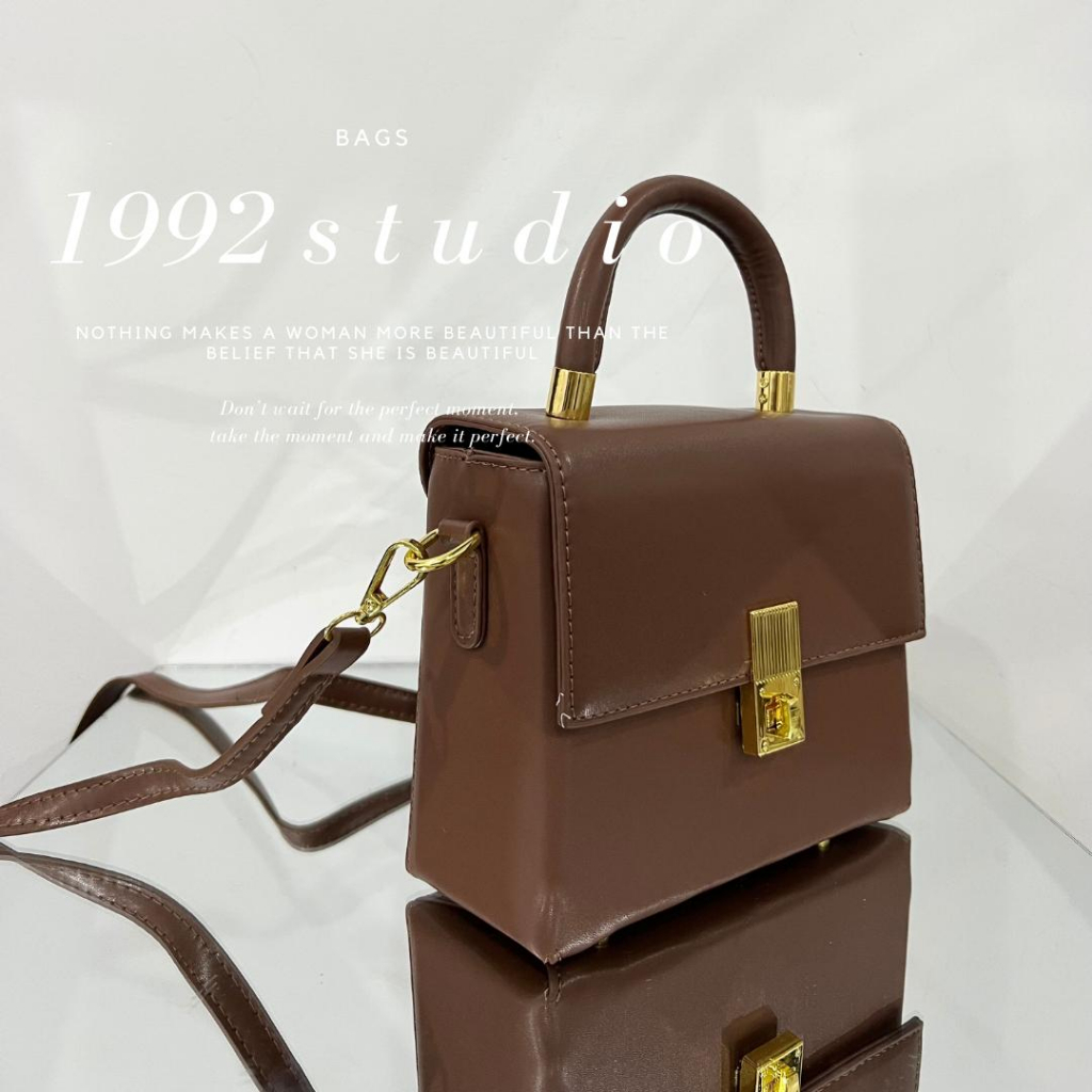 ERINNY BAG | túi xách nữ | 1992 s t u d i o | form vuông cá tính | size 17x16x7cm