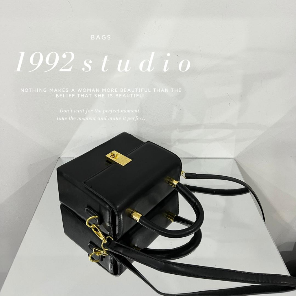 ERINNY BAG | túi xách nữ | 1992 s t u d i o | form vuông cá tính | size 17x16x7cm