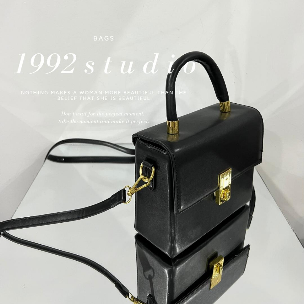 ERINNY BAG | túi xách nữ | 1992 s t u d i o | form vuông cá tính | size 17x16x7cm