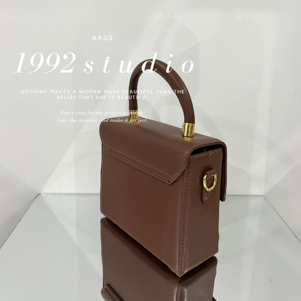 ERINNY BAG | túi xách nữ | 1992 s t u d i o | form vuông cá tính | size 17x16x7cm