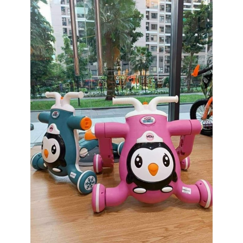 Xe tập đi cho bé đa năng 3 trong 1, Xe tập đi có nhạc và đèn cao cấp
