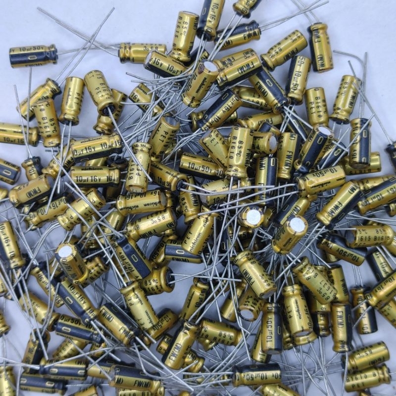 Tụ 16v, 50v 10uF Nichicon FW