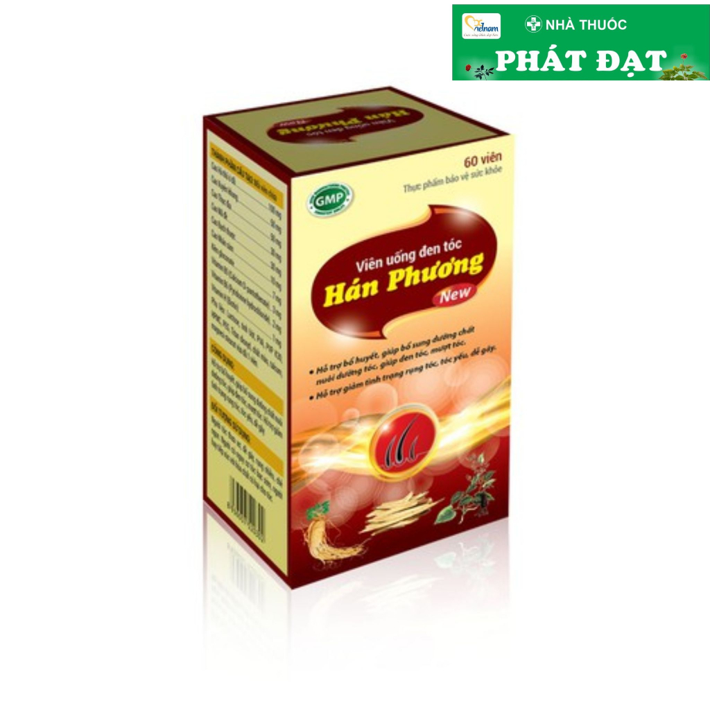 Viên uống đen tóc Hán Phương