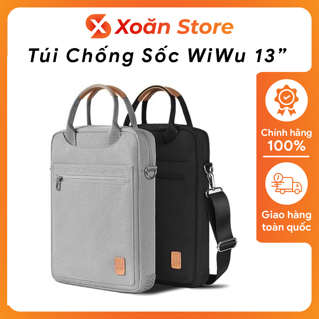 Túi chống sốc Wiwu Pioneer cho Macbook Air/Pro New 13,3" và iPad Pro 12,9 inch