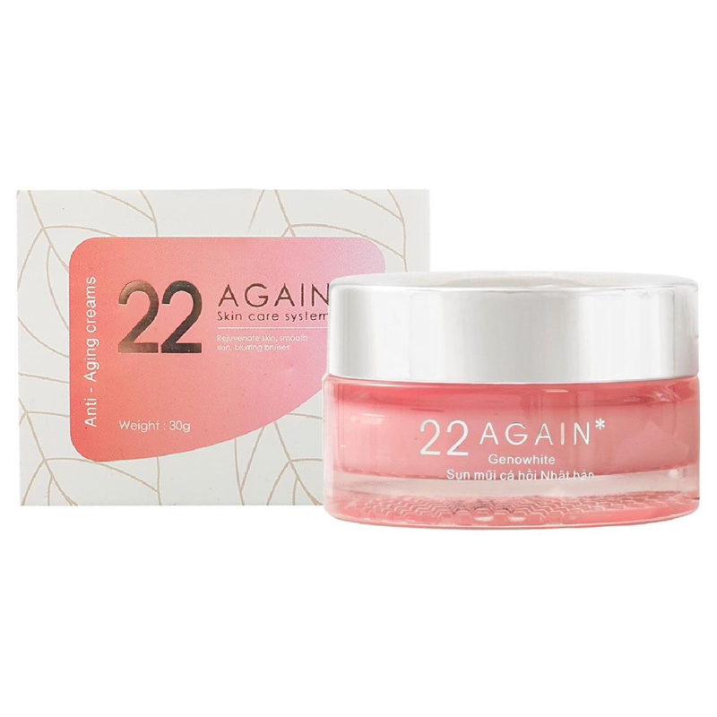 Kem 22 Again mẫu mới, 20 Beauty Chính Hãng - Dưỡng Trắng Da, Chống Lão Hoá, Mờ Thâm Nám