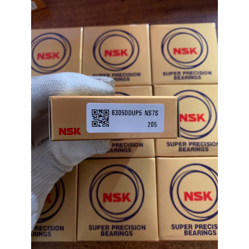 Vòng bi, bạc đạn tốc độ lớn, chịu tải nặng NSK 6305 DDUP5 nhập khẩu