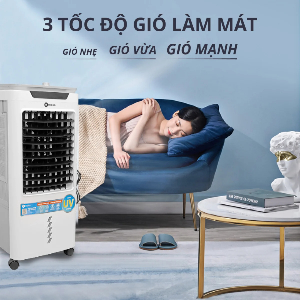 Quạt làm lạnh Không Khí Mishio MK267 100W 42L 43x34x97cm