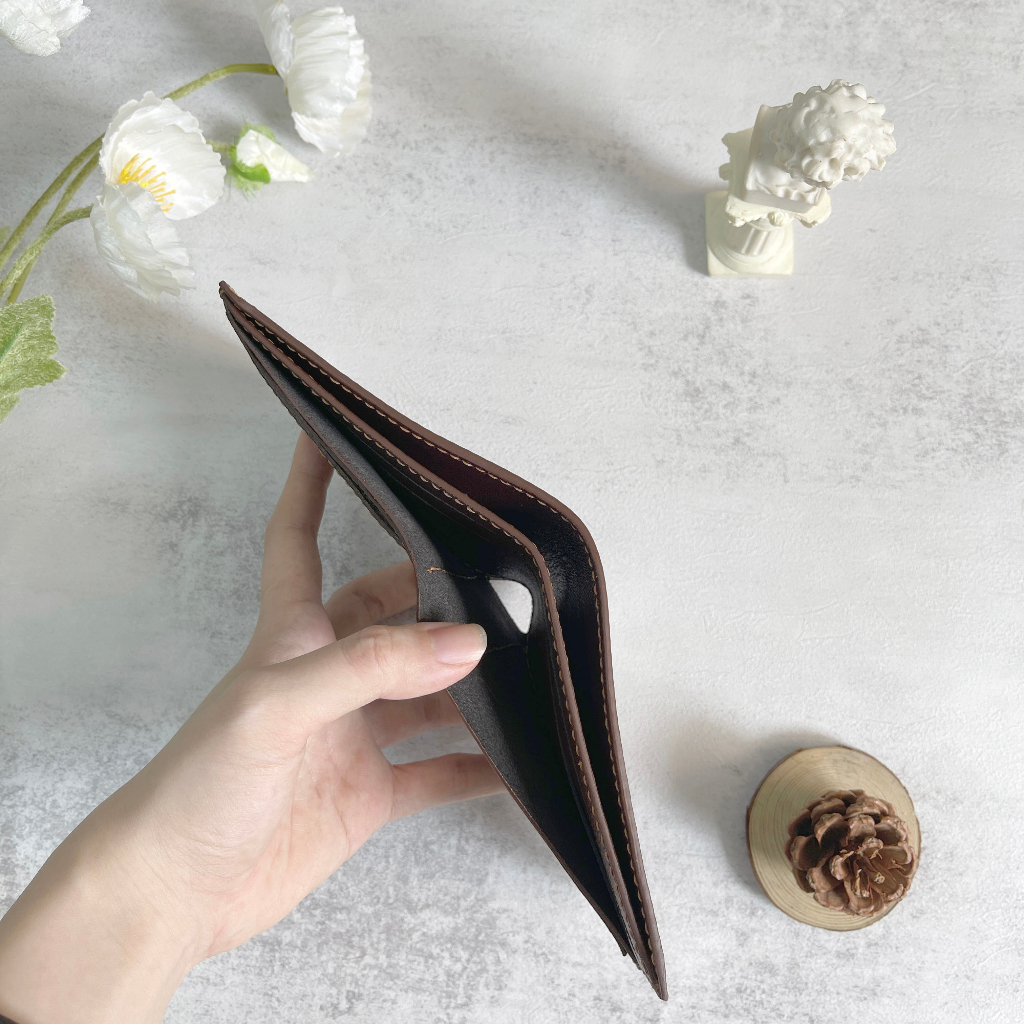 Ví nam Homme Messina 2.0 - Handmade shell cordovan leather wallet