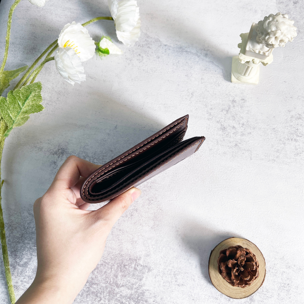 Ví nam Homme Messina 2.0 - Handmade shell cordovan leather wallet