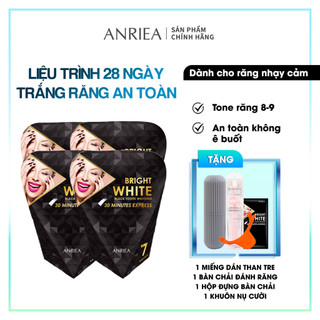 Liệu Trình 28 Ngày miếng dán Anriea - TẶNG1 MiếngDánTT +1KhuônNụCười+1BànChải + 1 HộpĐựngBàn Chải 4A02.A03.A13.A15.A16
