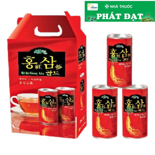 Nước uống bổ dưỡng hồng sâm hàn quốc 1 xách 12 lon 175ml