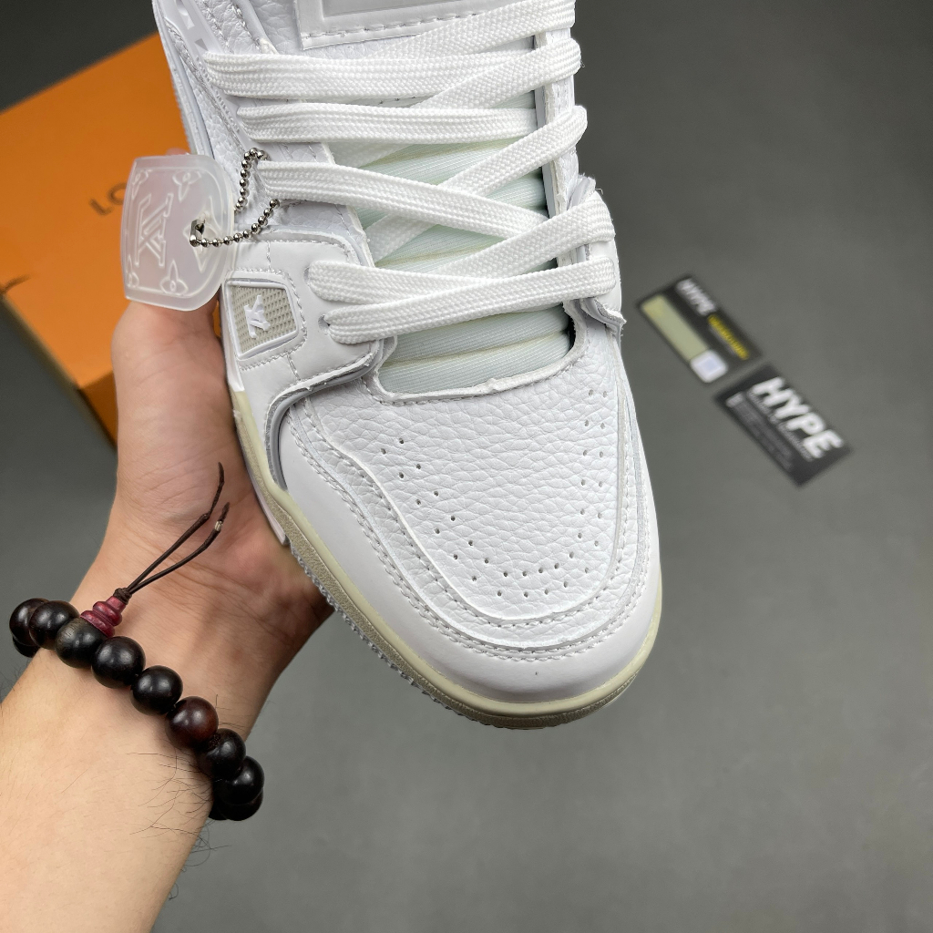 Giày Louis Vuitton Trainer #54 Signature White (LV Trắng mới) - HYPE SNEAKER | Phiên bản High Quality