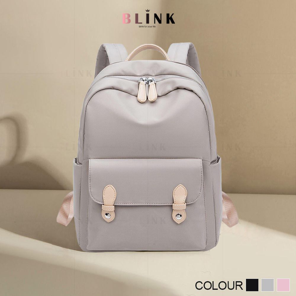Balo nữ thời trang cao cấp BLN10 vải Oxford kéo sợi chống nước , Cặp đi học nữ thời trang , Balo đi học nữ đựng laptop