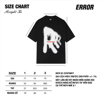 Áo Thun Rright Error Tee