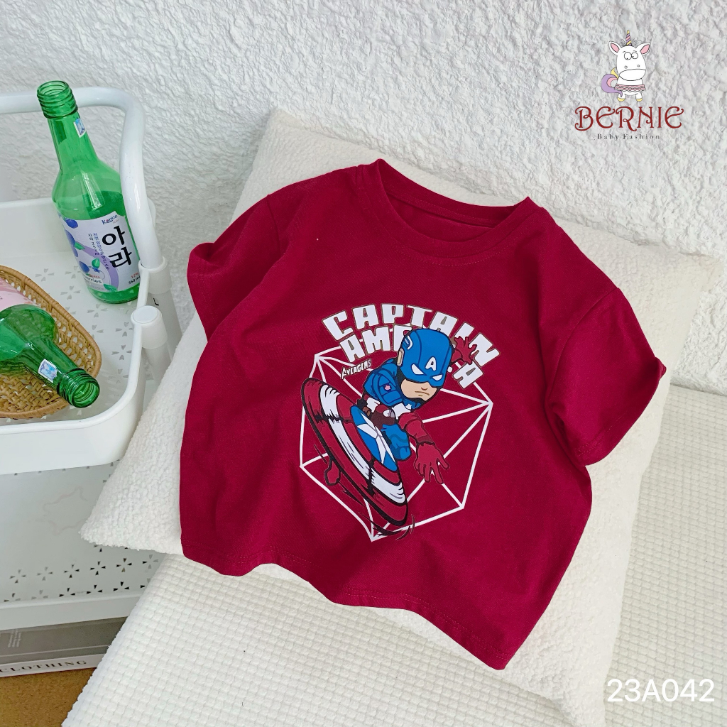 Áo phông siêu nhân Marvel Bernie cho bé trai