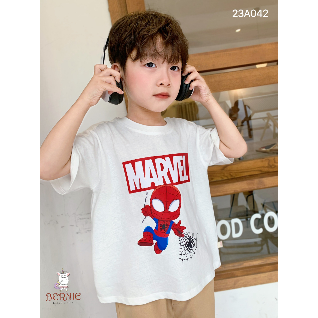 Áo phông siêu nhân Marvel Bernie cho bé trai