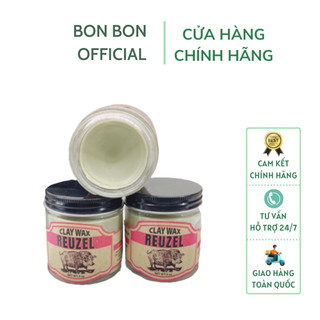 Sáp vuốt tóc nam thủy tinh lợn hồng mới nhất reuzel clay wax