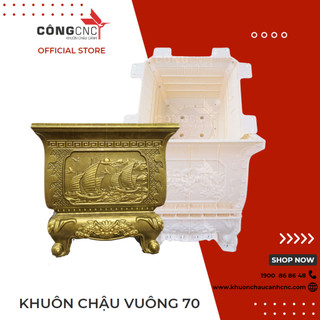 Khuôn đúc chậu vuông 70