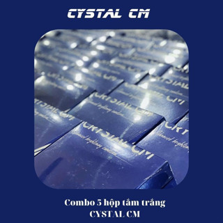  COMBO 5 TẮM TRẮNG CYSTAL CM CHU HẰNG   TẶNG 5 MẶT NẠ TRẮNG DA   