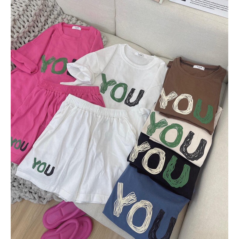 [ Rẻ vô địch ] Set bộ đùi chất cotton khô 3158 - you