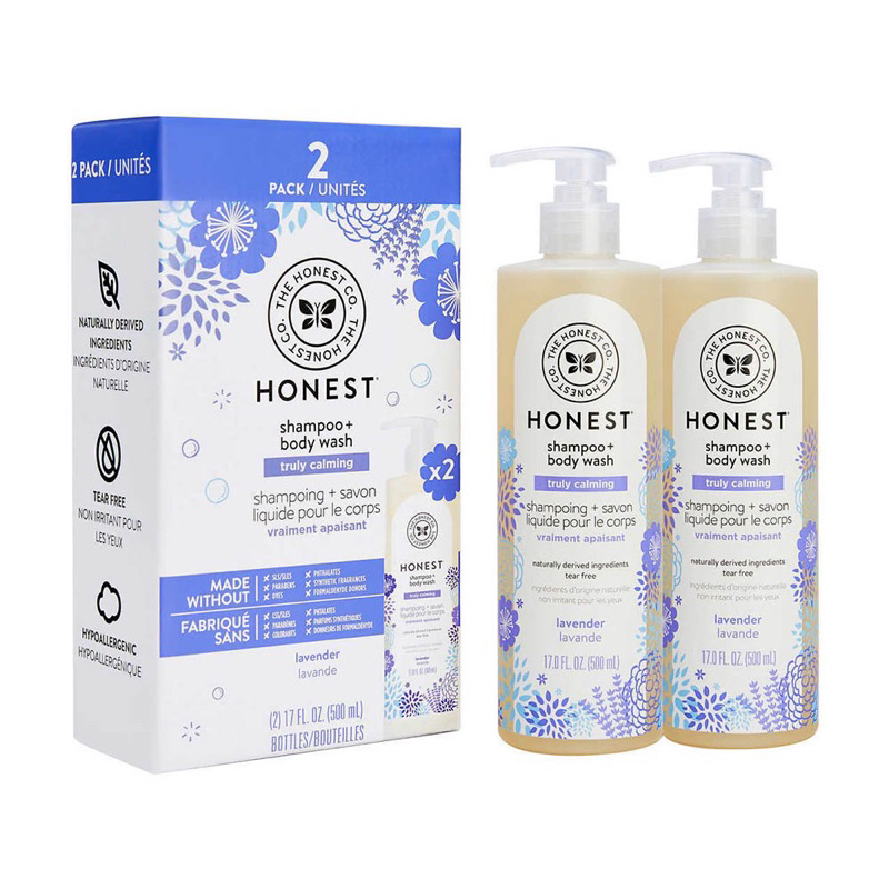 (SX:USA)SỮA TẮM GỘI DÀNH CHO BÉ THE HONEST COMPANY TRULY CALMING LAVENDER SHAMPOO + BODY WASH