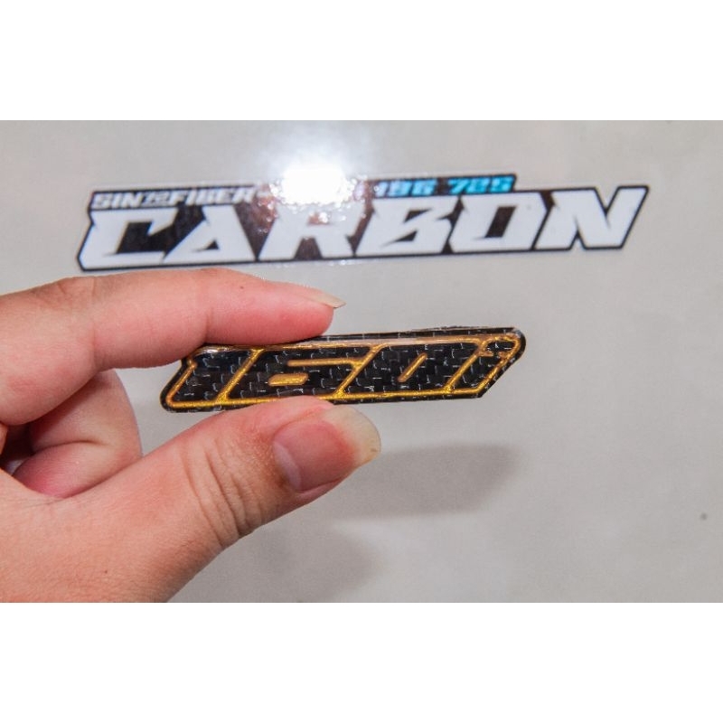 Tem Dán 160i Đúc Sợi Carbon Fiber 100% Cao Cấp
