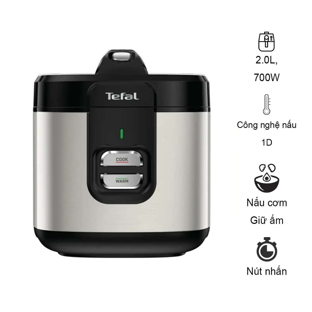 Nồi Cơm Điện Tefal 2 Lít RK364A68