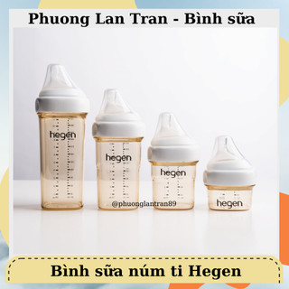Bình sữa Hegen size 150ml/240ml/330ml nhập khẩu chính hãng tuỳ chọn size núm ti