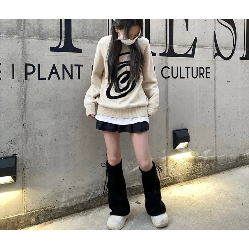 ÁO SWEATER CURLY S Len Unisex