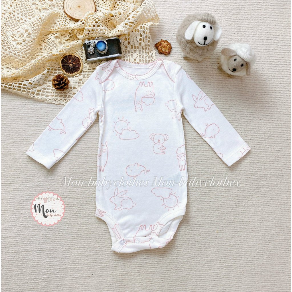 Áo BODY chip dài tay 6-9 tháng