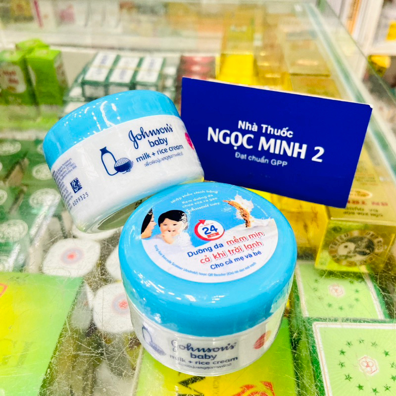 Kem dưỡng ẩm Johnsons Baby Cream - Dưỡng ẩm cho da hũ 50gr