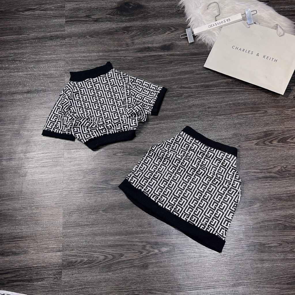 Sét Váy Nữ Cá Tính Thời Trang Hottren,Sét Nữ In 3D Cao cấp Dạo Phố Siêu Xinh