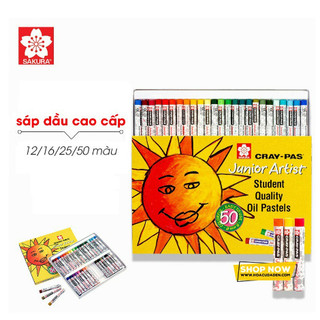 [DA ĐEN - QUẬN 3] [RẺ NHẤT] Sáp dầu Sakura Craypas Junior Artist